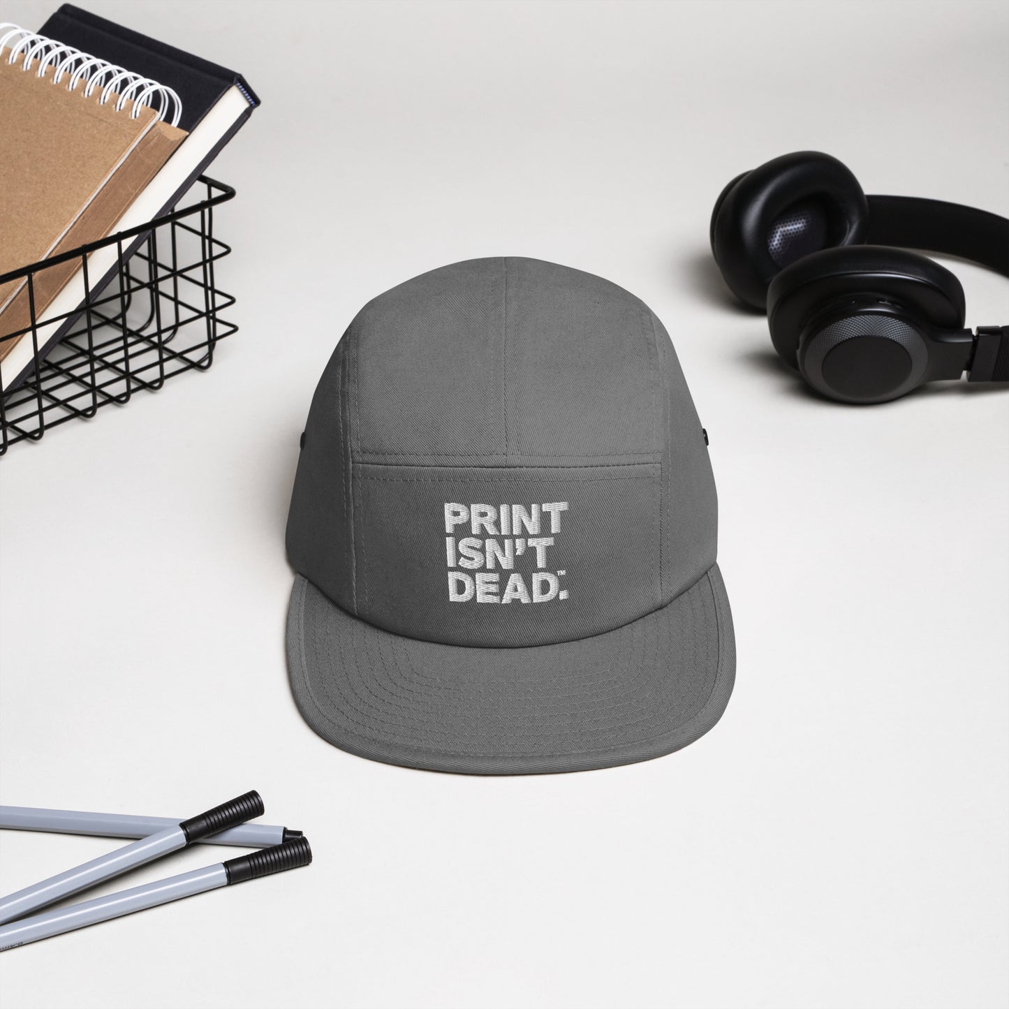 Print Isn't Dead Five Panel Cap