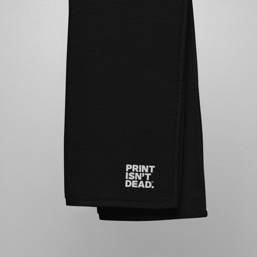 Print Isn't Dead Cotton Towel