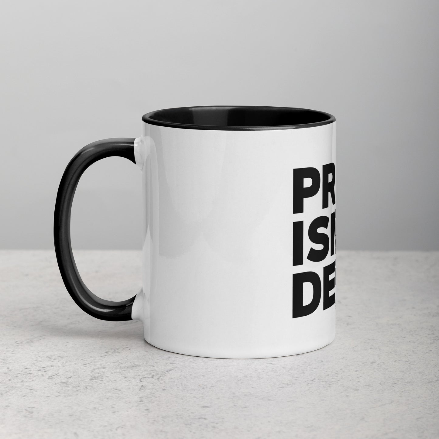 Print Isn't Dead Mug with Colour Inside