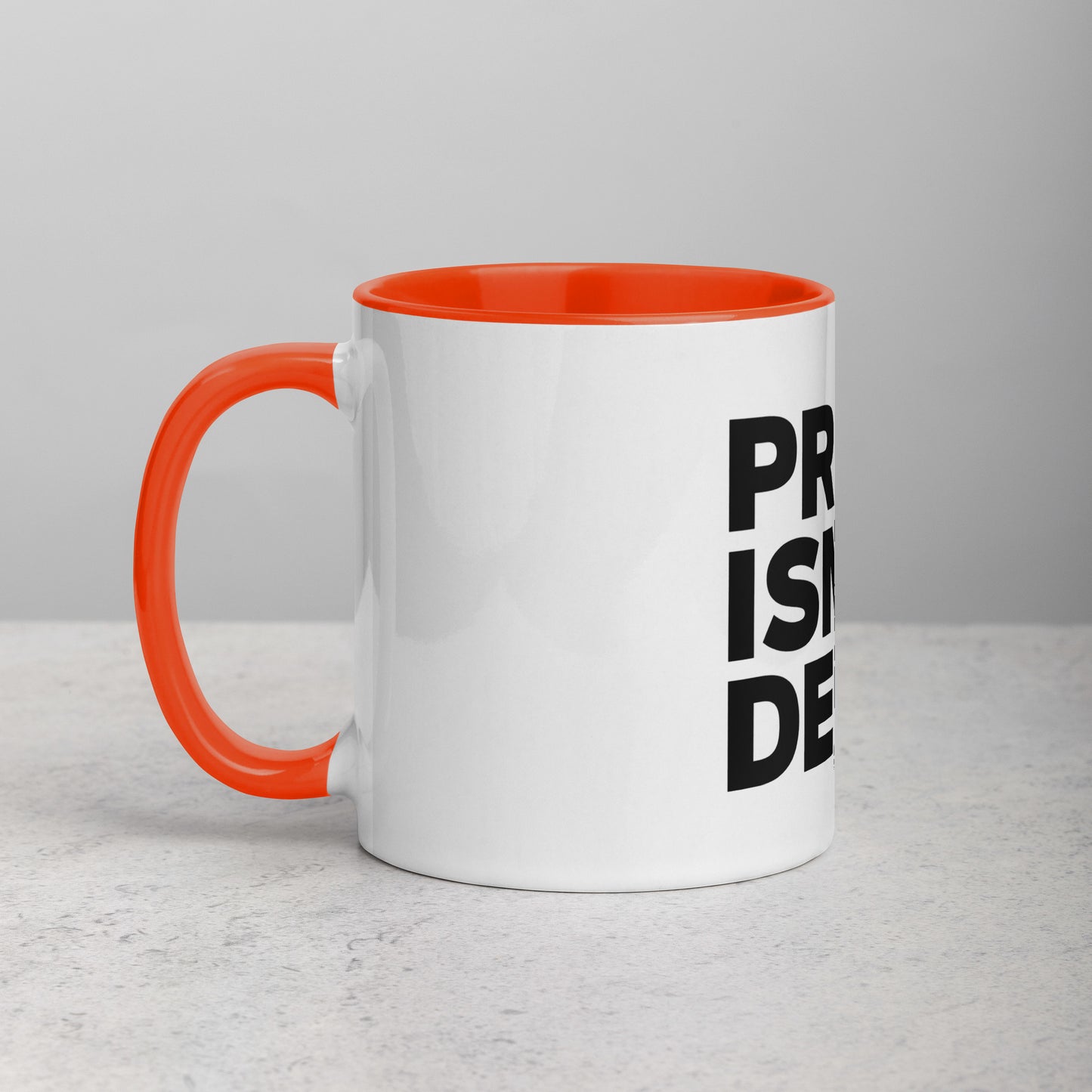 Print Isn't Dead Mug with Colour Inside