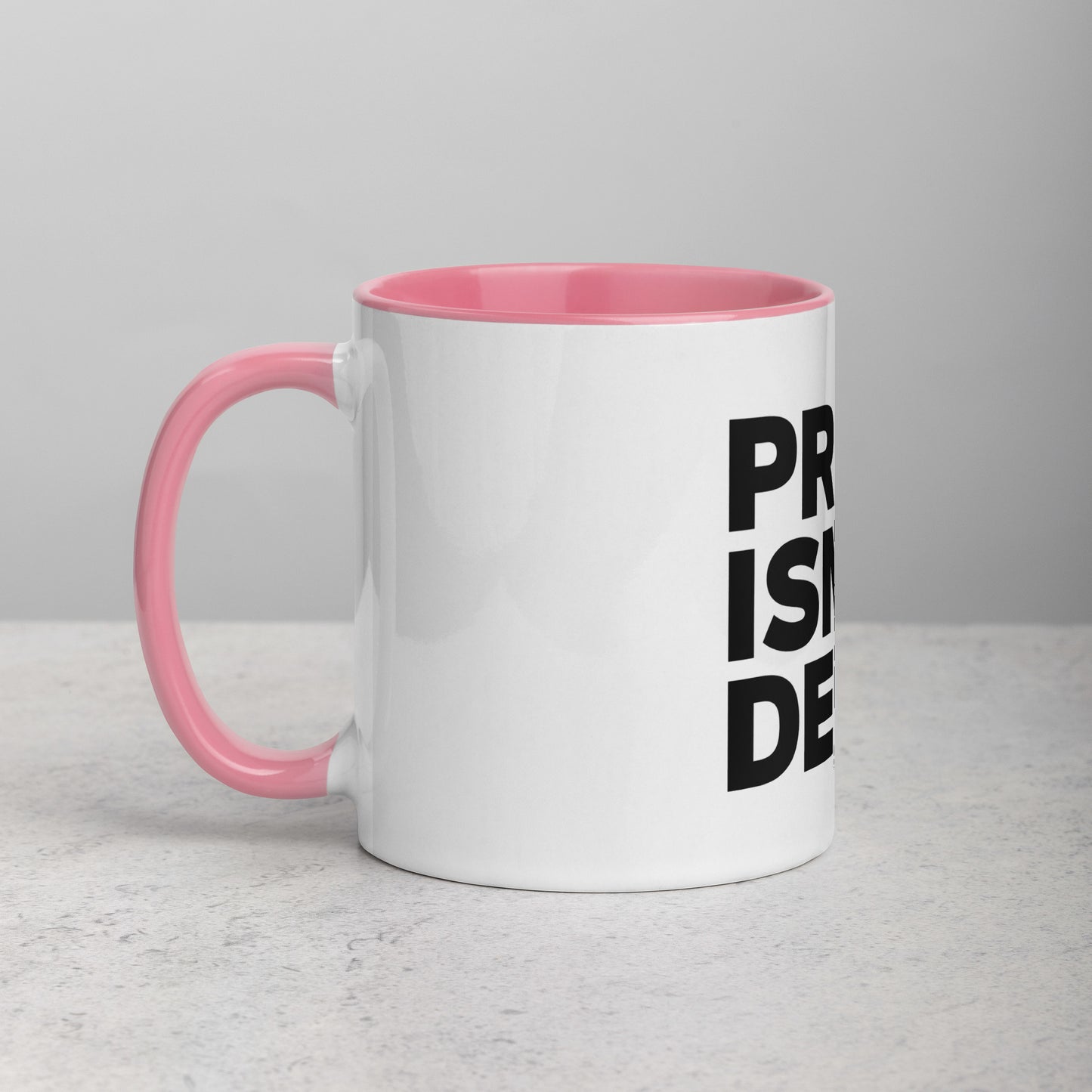 Print Isn't Dead Mug with Colour Inside