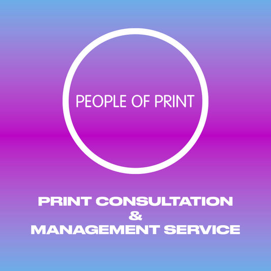 Print Consultation & Management Service for Authors