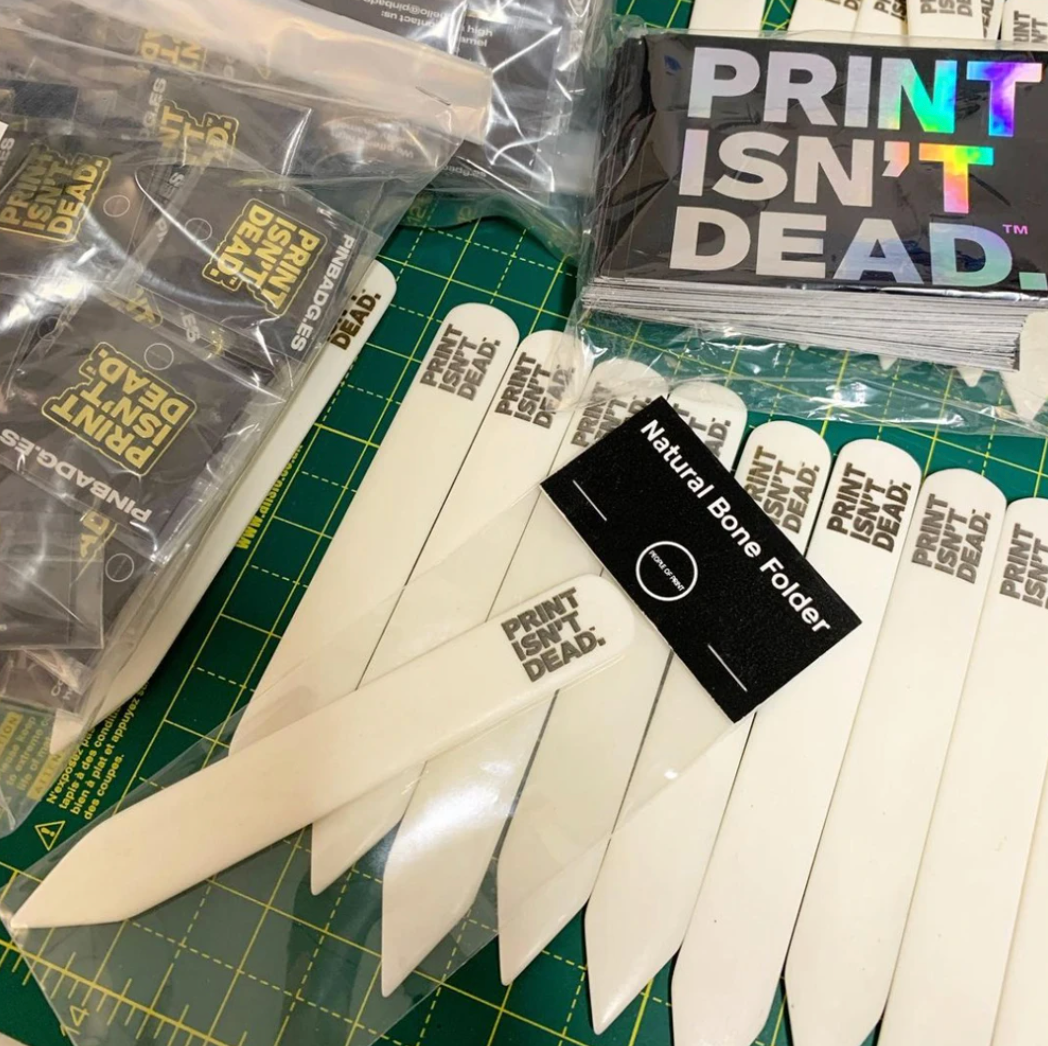 Print Isn't Dead Bone Folder