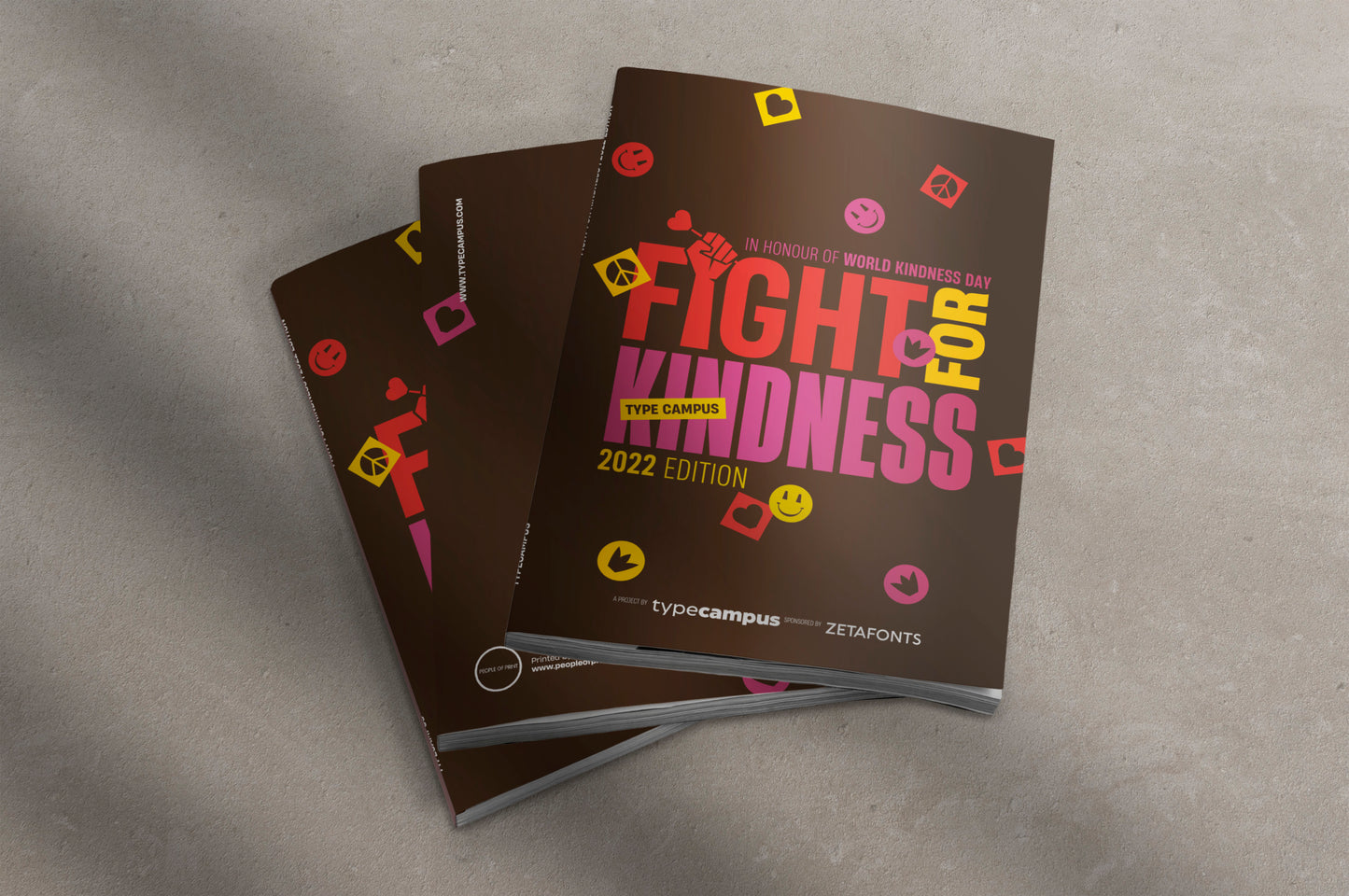 Fight for Kindness 2022 Book-zine by TypeCampus