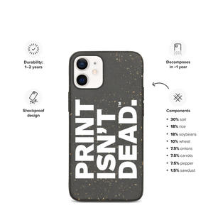 Print Isn't Dead: Speckled iPhone Case