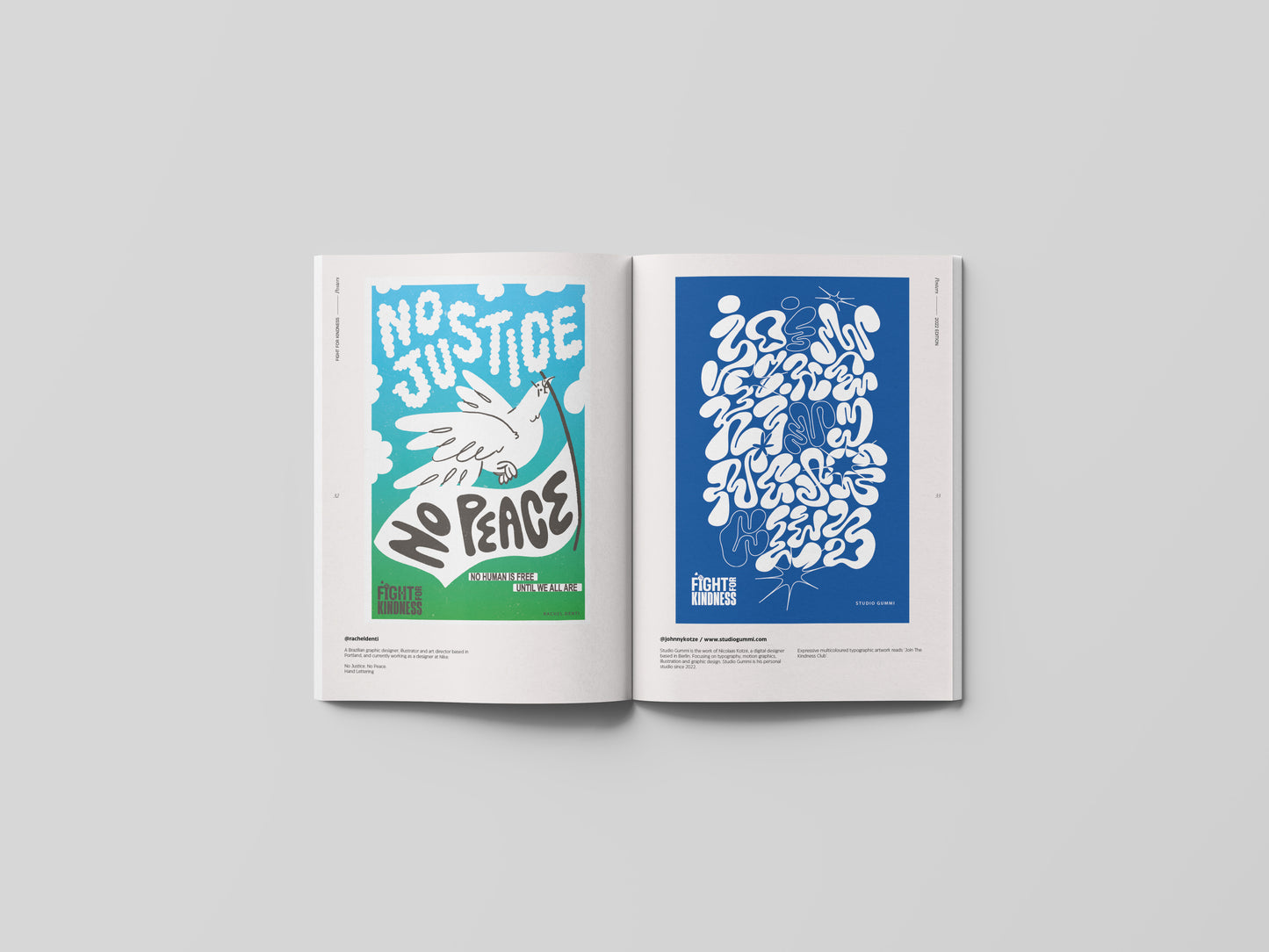Fight for Kindness 2022 Book-zine by TypeCampus